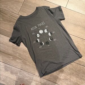 Cat & Jack Lunar Cycle Tee - Charcoal ( LR)